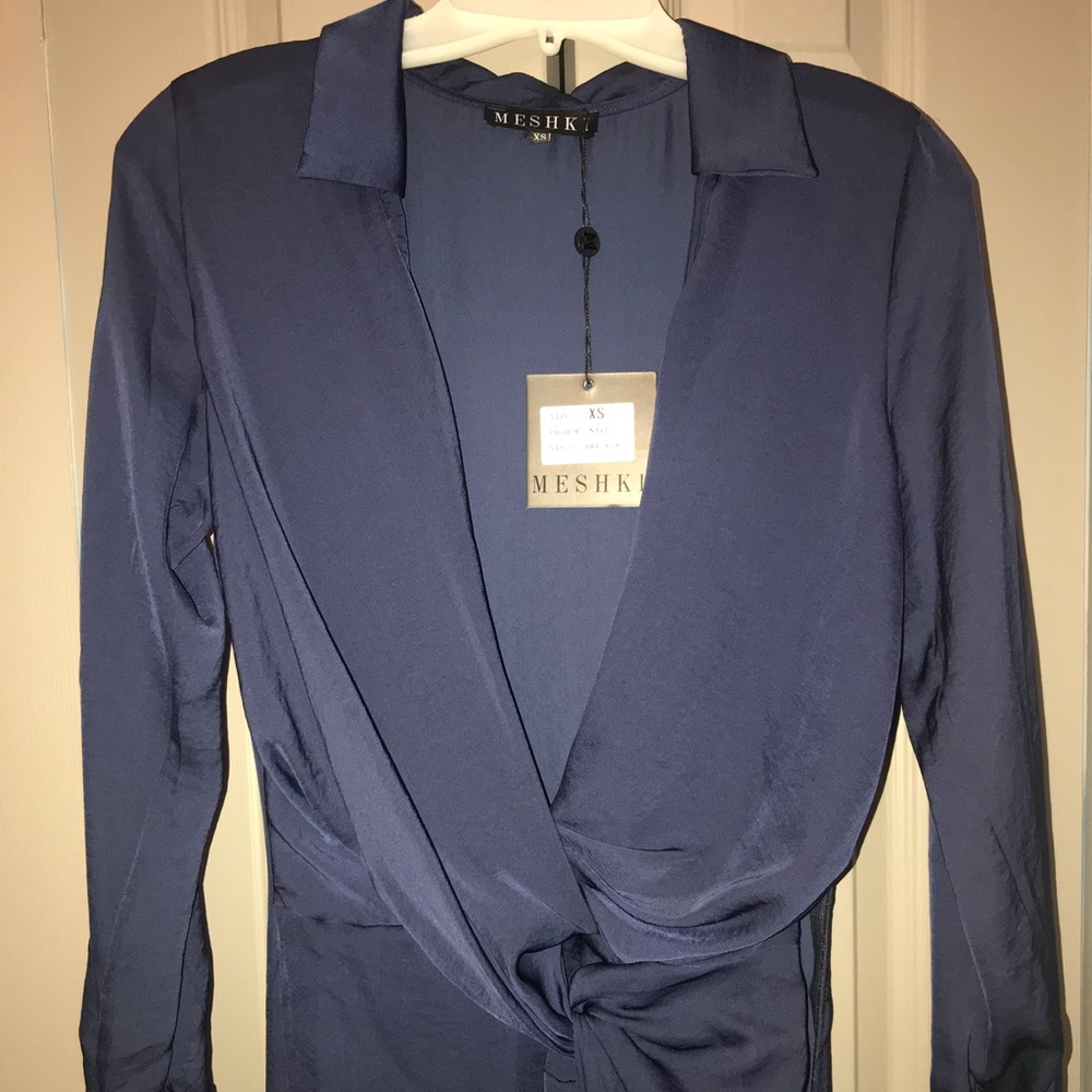 Meshki  Navy Blue Knot Maxi